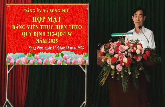Đảng Ủy Xã Song Phú Tổ Chức Họp Mặt Đảng Viên 213