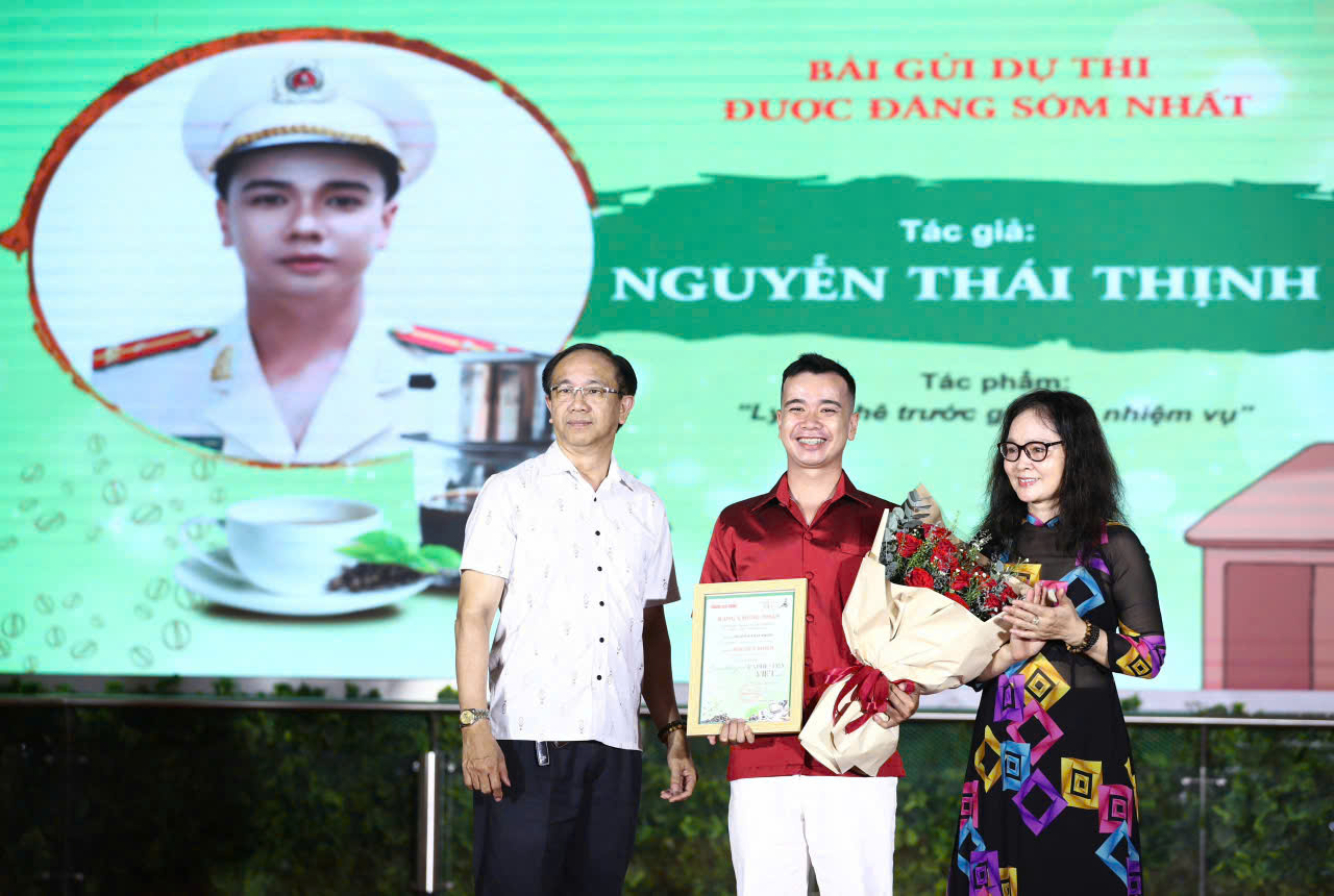 Đoàn viên Công an xã Song Phú đạt giải cao tại Cuộc thi viết về cà phê - trà Việt 2026